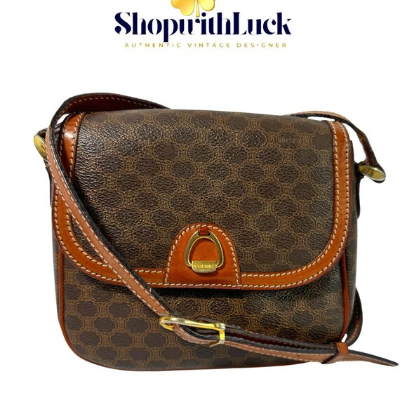 Authentic Celine Macadam  Crossbody Bag - Picture 1 of 6
